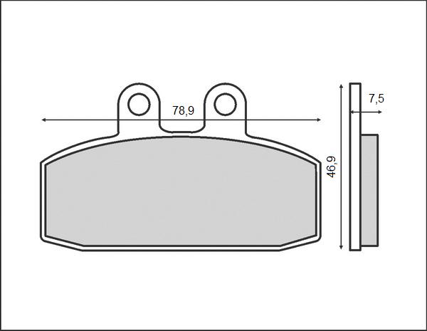 Klocki hamulcowe przód KH256 KH113 Honda Piaggio