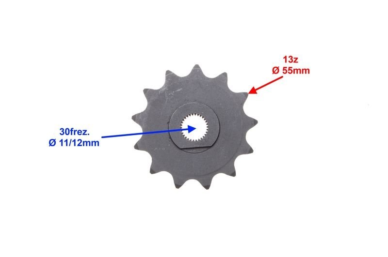 Zębatka 13 zębów romet kadet komar 415 szeroka