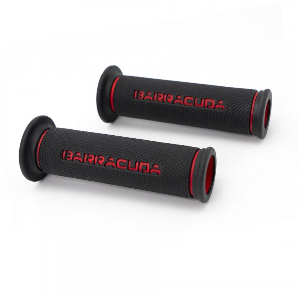 Manetki motocyklowe Barracuda Racing Grip czerwone