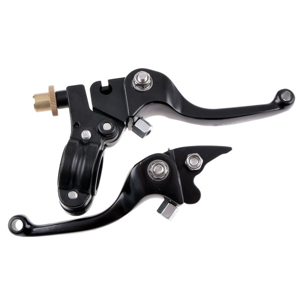 Dźwignie klamki hamulca sprzęgła ASV krótkie czarne Racing Force