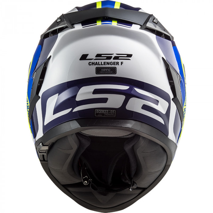 Kask LS2 FF327 CHALLENGER GALACTIC WHITE BLUE