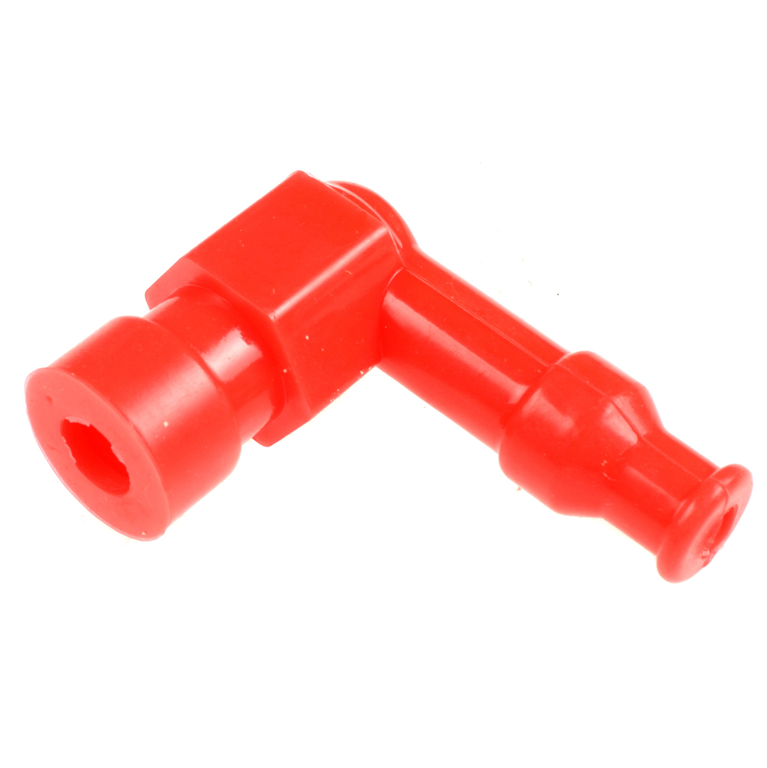 Fajka świecy zapłonowej silikonowa czerwona Racing