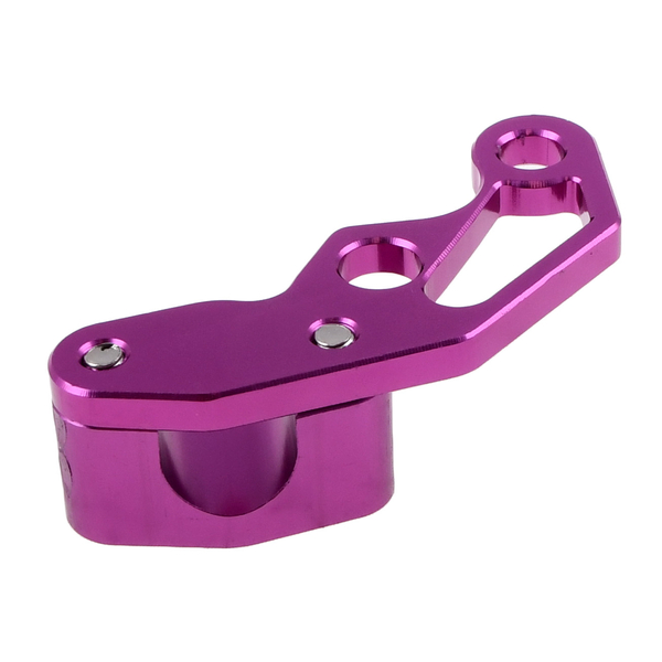 Uchwyt przewodu hamulcowego Simson S50 S51 fioletowy aluminium Racing Force