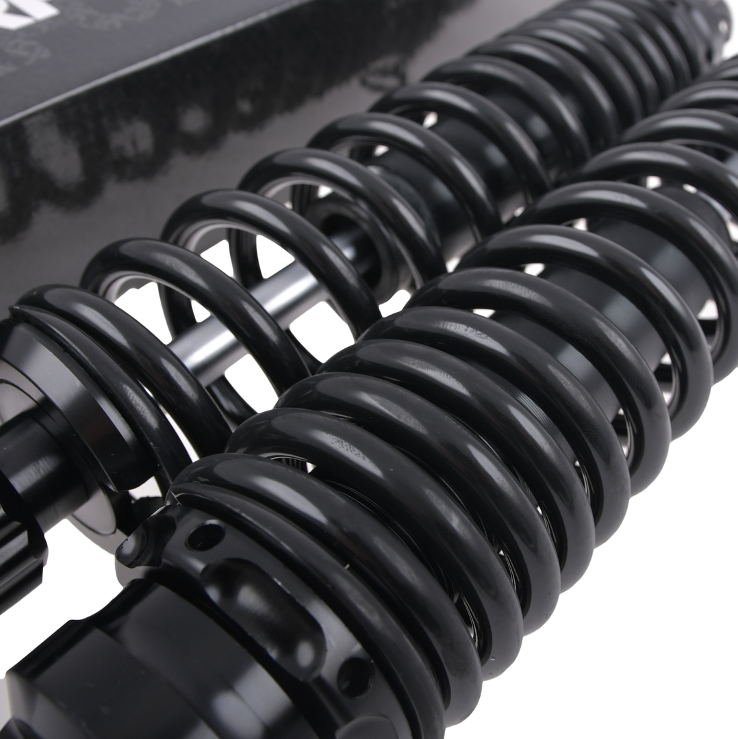 Amortyzatory tył czarne premium 360mm motorowery Simson DPR Performance