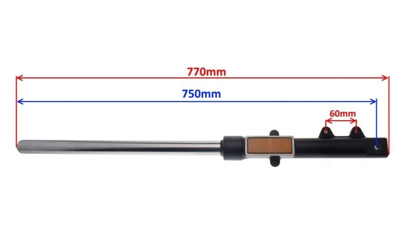 Amortyzator przód przedni lewy junak 126 750/770mm