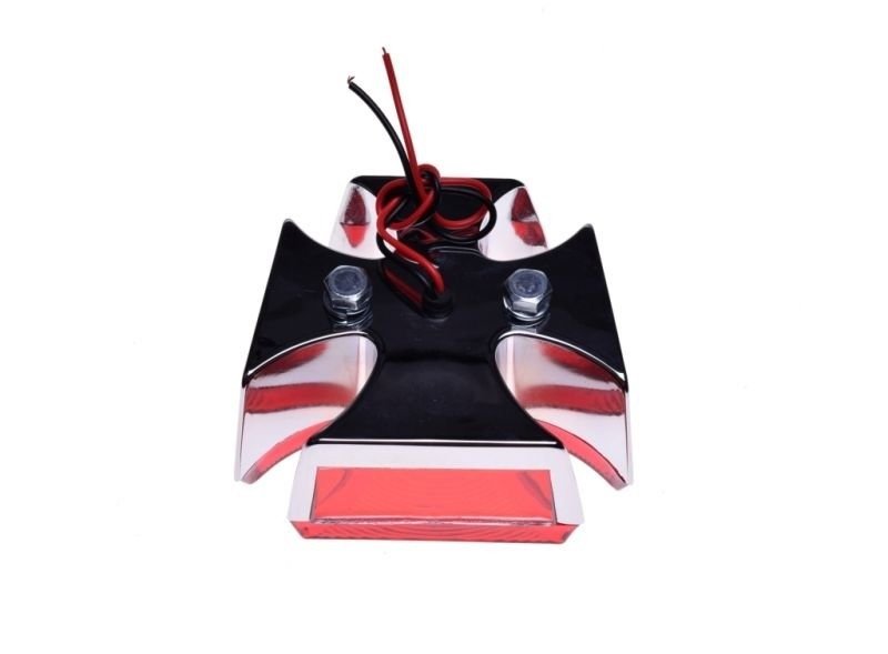 Lampa tył tylna czerwony klosz kształt krzyż