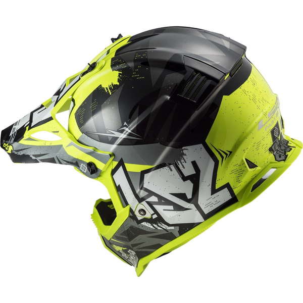 Kask dziecięcy LS2 MX437 FAST II MINI CRUSHER BL.H-V homologacja 22.06