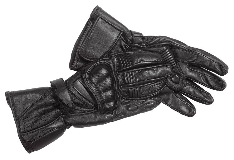 Roleff rękawice letnie skórzane carbon