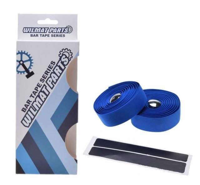 Owijka kierownicy rower niebie 3x200cm korki taśma