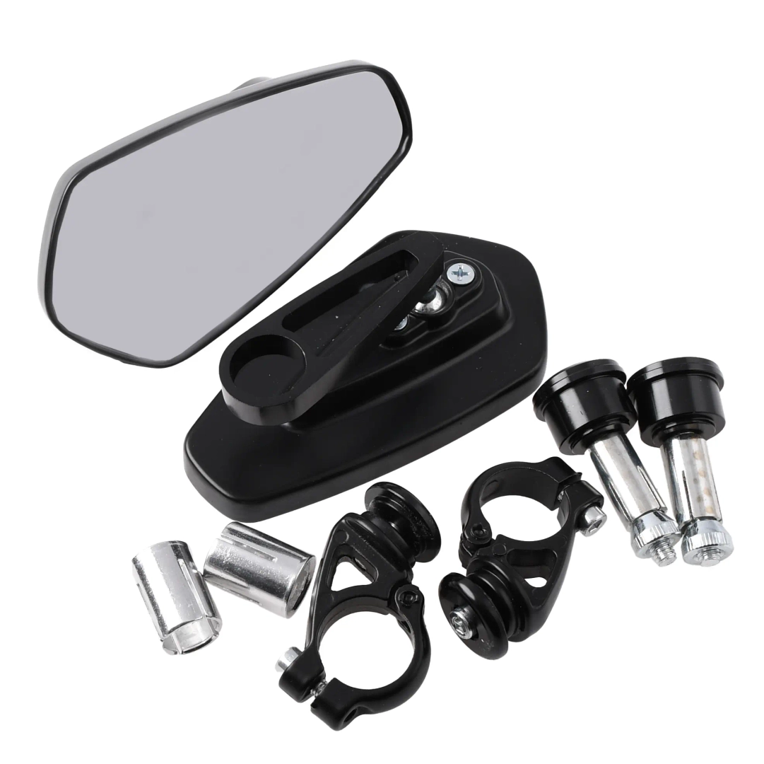 Lusterka dolne okrągłe czarne Cafe Racer Bobber Custom