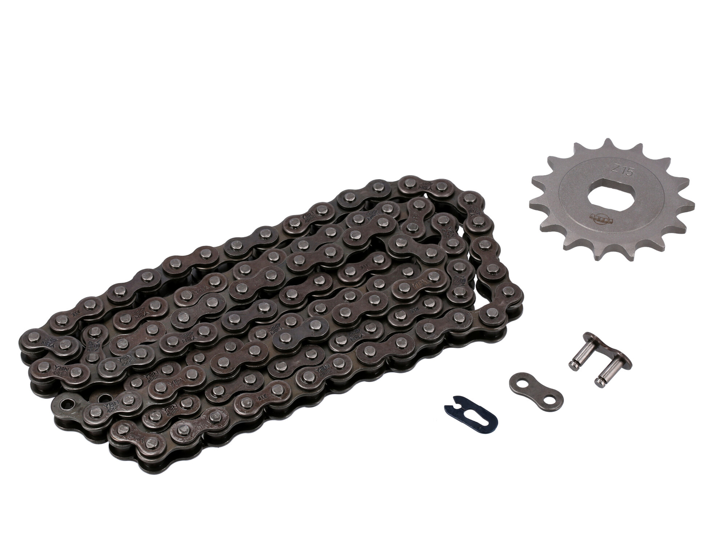 Zestaw napędowy osłona łańcuch zębatka przód tył oś koła Simson S51 MZA