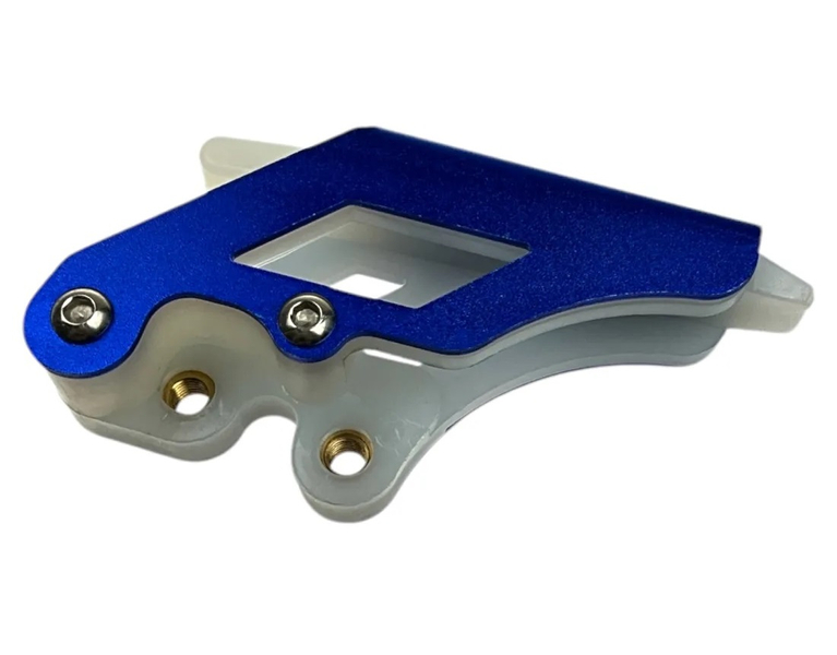 Prowadnica łańcucha aluminiowa niebieska pitbike MRF 120 140 160 Kayo 125