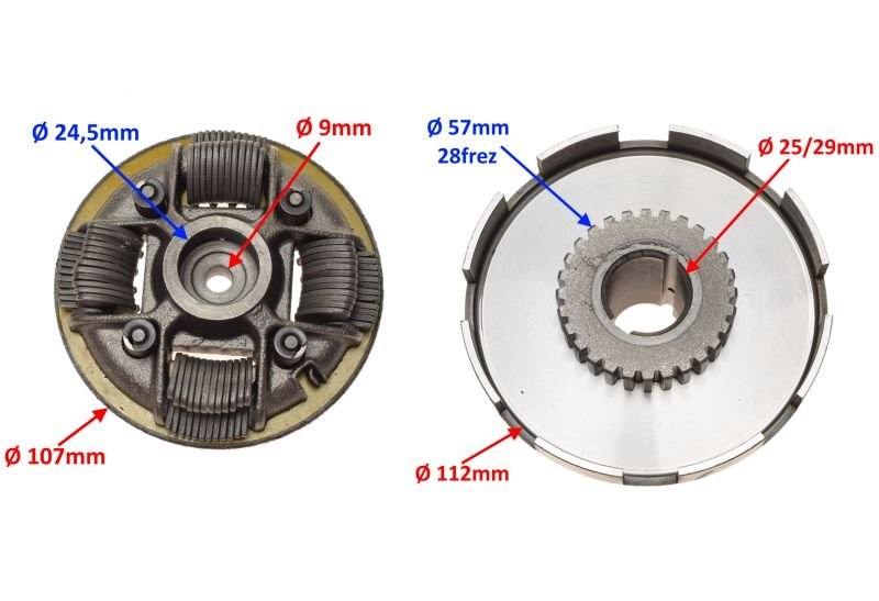 Sprzęgło do silnika GX270 gokart honda