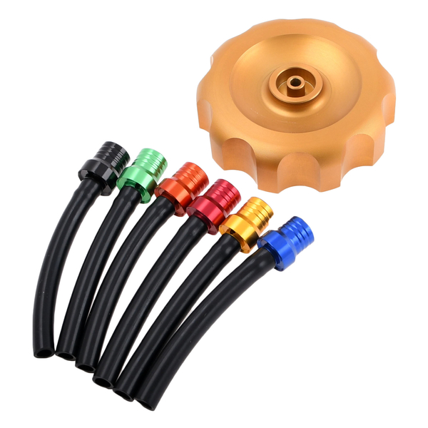 Korek zbiornika paliwa złoty aluminiowy z odpowietrznikiem Simson