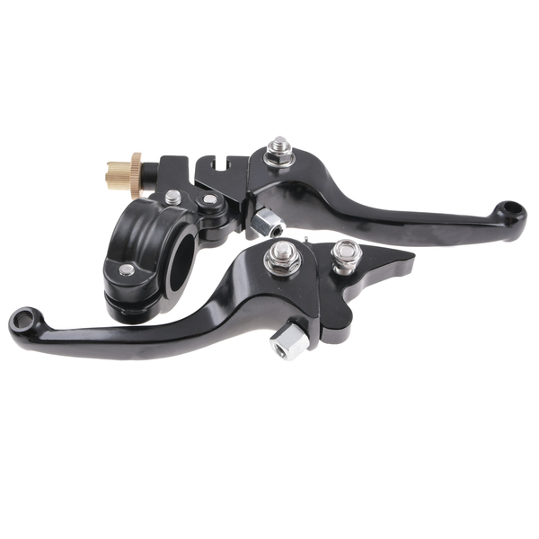 Dźwignie klamki hamulca sprzęgła ASV krótkie czarne Racing Force