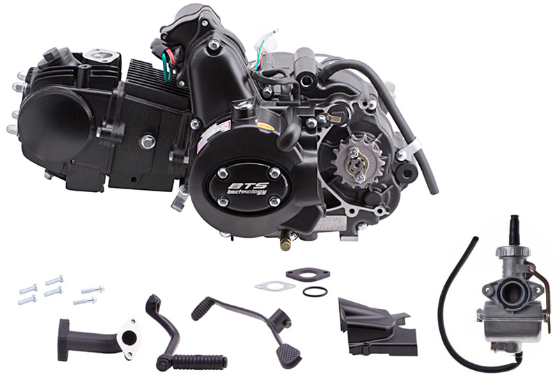 Silnik 125cc 152FMI BTS + gaźnik PZ22 4T Junak Romet Barton Zipp Benzer