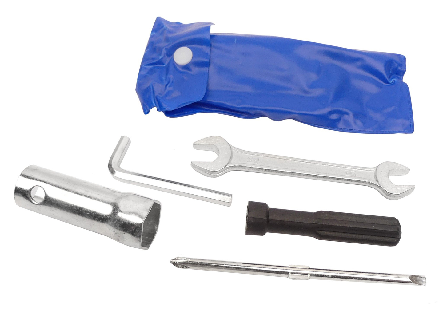 Zestaw narzędzi kluczy świec śrubokręt 2t skuter