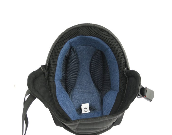 Kask otwarty z goglami chopper drag cruiser awina