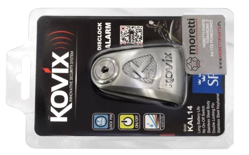 Blokada Tarczy KOVIX KAL14 Przypominacz Pokrowiec