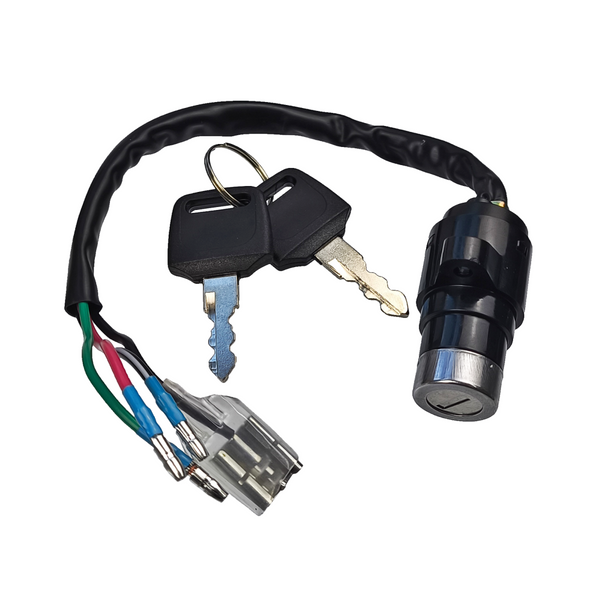 Stacyjka przykręcana uniwersalna 4 przewody 2 kluczyki quad atv 
