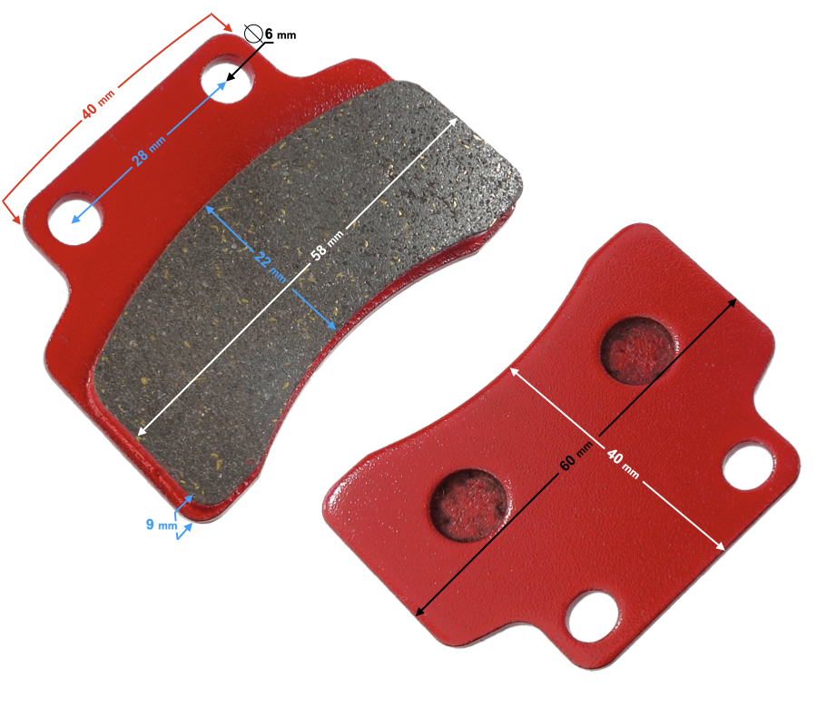 Klocki Hamulcowe Przód Barton Firefox Keeway Focus