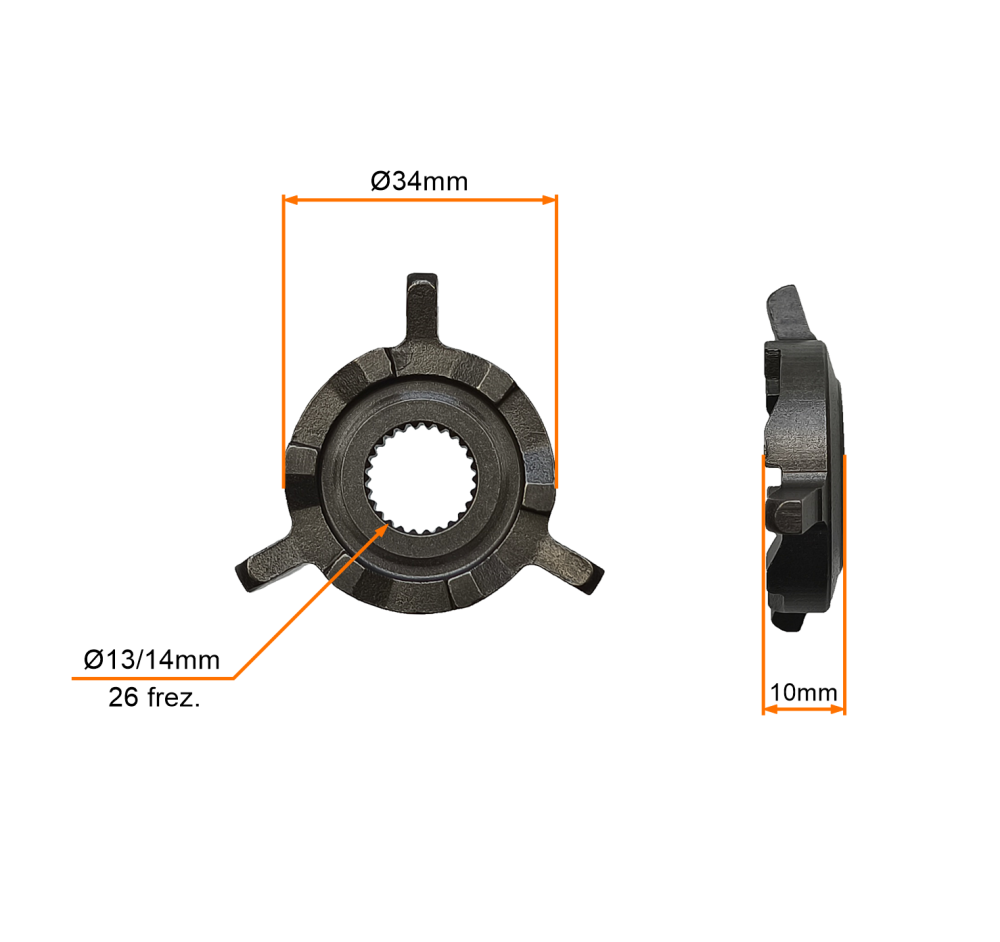 Wielofrez podkladka wariatora GY6 4T 139QMB