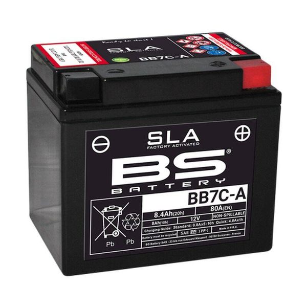 BS akumulator BB7C-A (FA) (YB7C-A) 12V 8Ah Yamaha TW 125 99r TW 200 87-15r