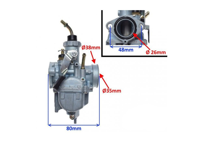 Gaźnik ssanie ręczne lifan 125 150 yamaha ybr