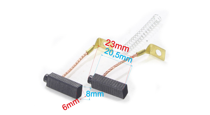 Szczotki prądnicy alternatora Mz Ts 150