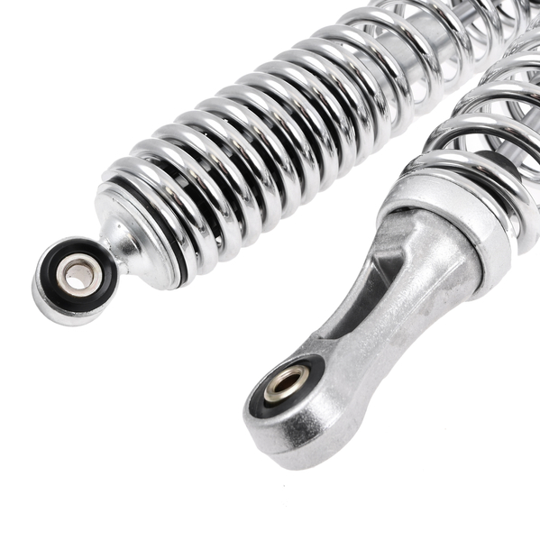 Amortyzatory tył 8/8/350mm chrom motorowery Romet komplet Delux