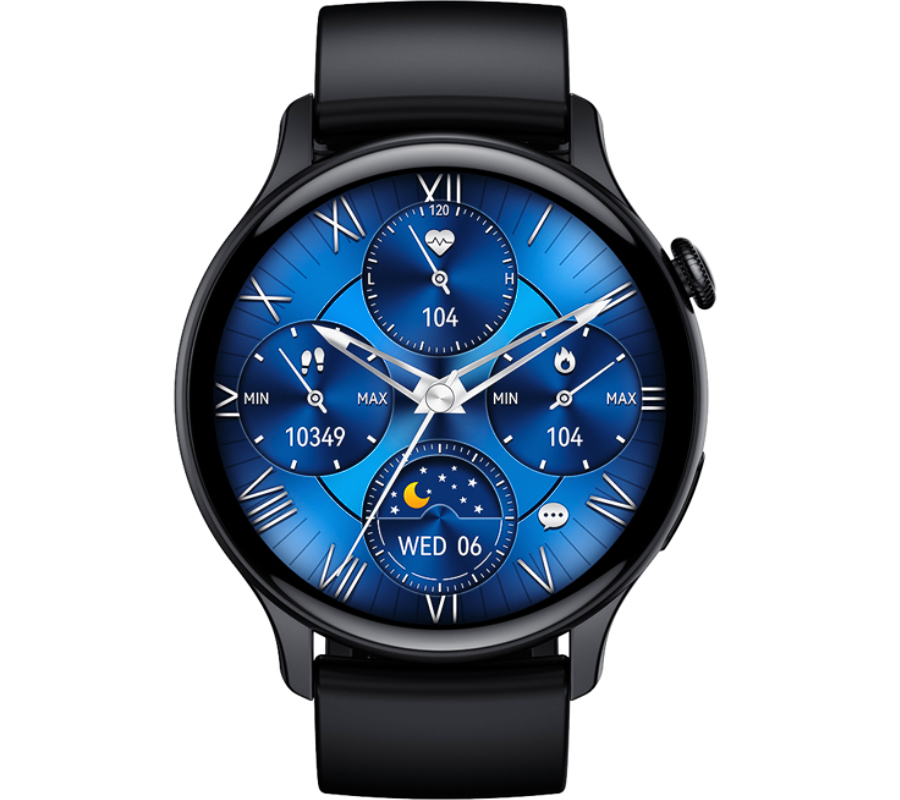 Smartwatch zegarek Rubicon męski RNCF10 czarny