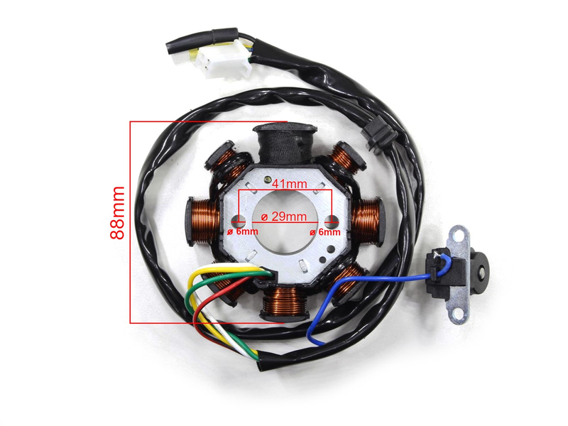 Iskrownik skuter 4t 139qmb quest wilga stator 