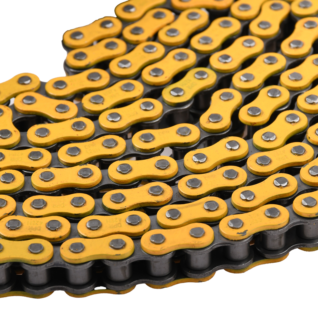 Łańcuch napędowy 140 ogniw 428H żółty wzmocniony DPR Performance