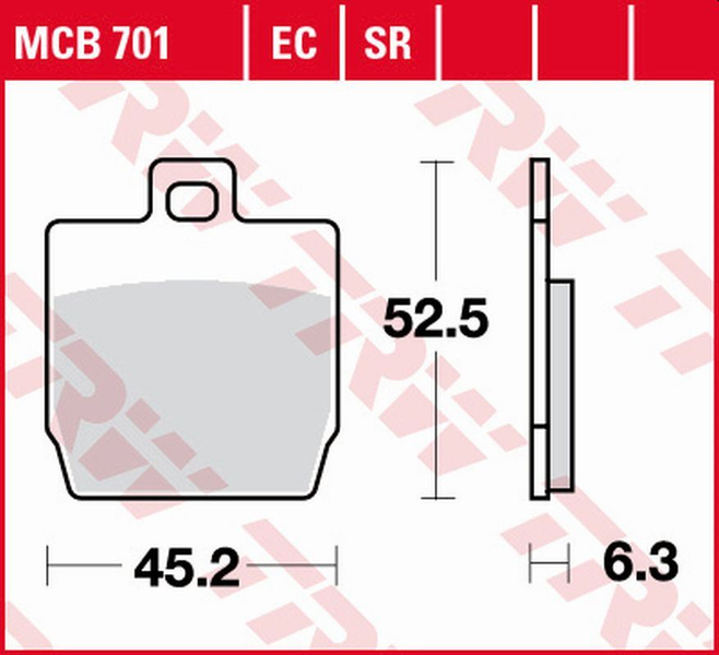 TRW klocki hamulcowe KH268 Yamaha Aerox 50 Slider