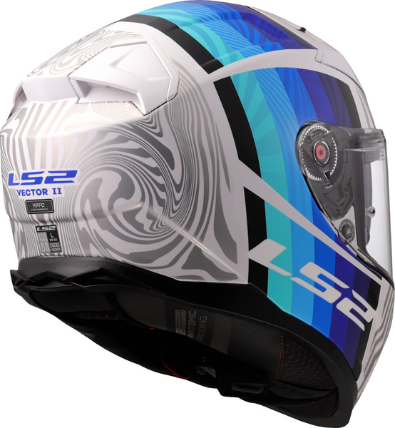 Kask integralny LS2 FF811 Vector II Freedom WH. Silver homologacja ECE 22.06