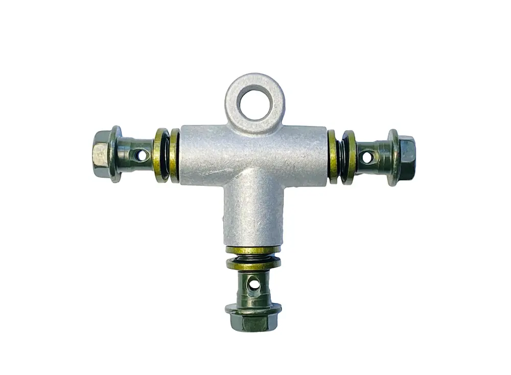 Rozdzielacz hamulcowy trójnik do pojazdów quad atv Shineray M10x1,25