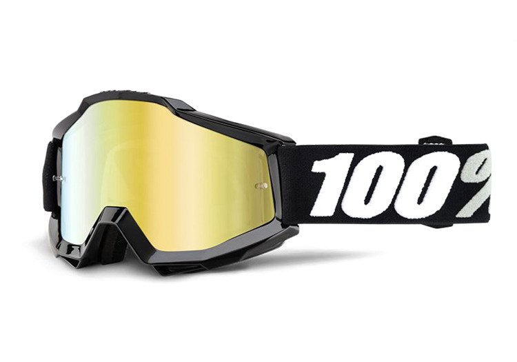 Gogle 100% procent accuri tornado black lustro