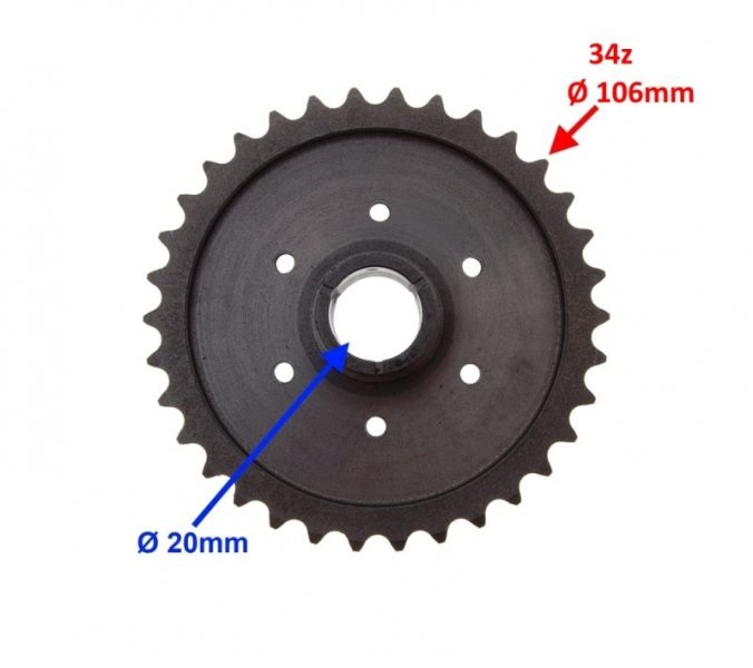 Koło kosza sprzęgłowego zębatka SHL WSK 175