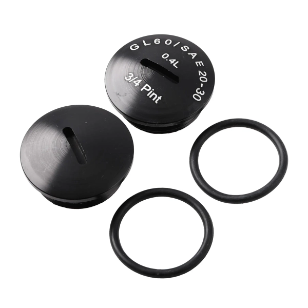 Korek oleju czarny aluminiowy + oringi Simson DPR Classic 