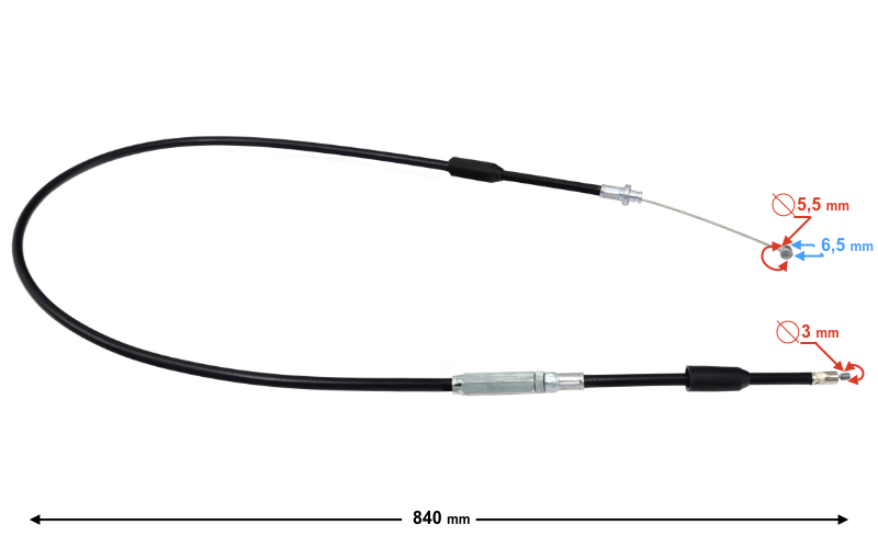 Linka gazu do quad atv 4T 110ccm