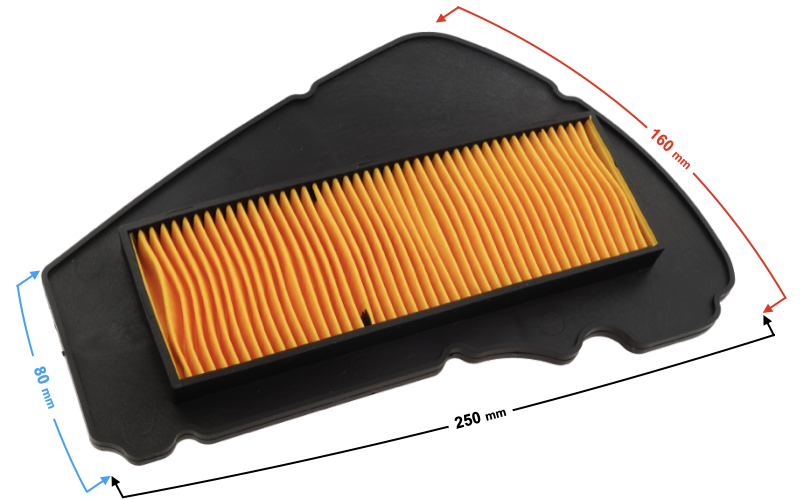 Wkład filtra powietrza papierowy silnik SYM ROMET RXL Euro 4