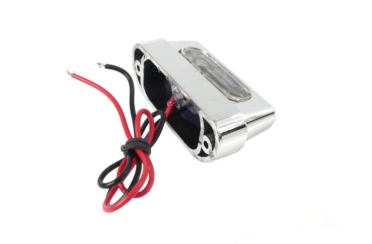 Podświetlenie tablicy rejestracyjnej led  chrom