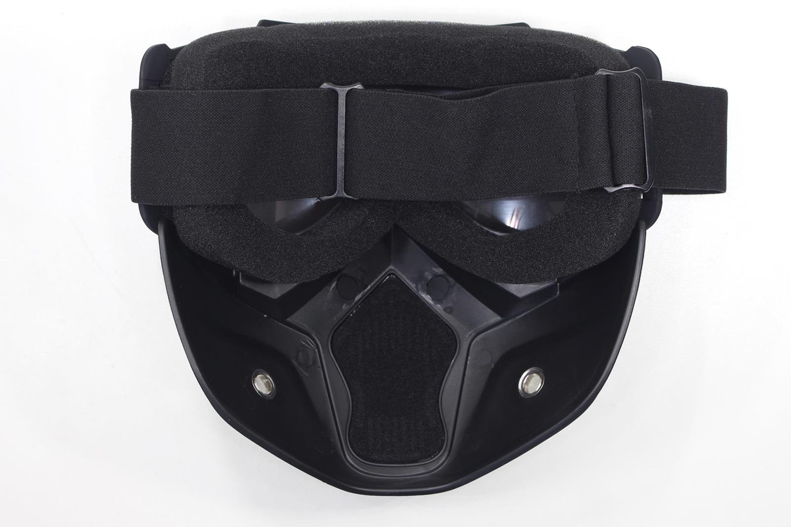 Gogle z maską rowerowe motocyklowe cross quad atv WB H-03