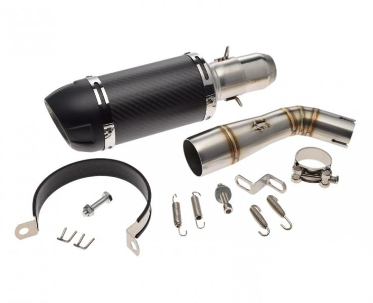 Końcówka wydechu do Benelli  trk 502c czarny