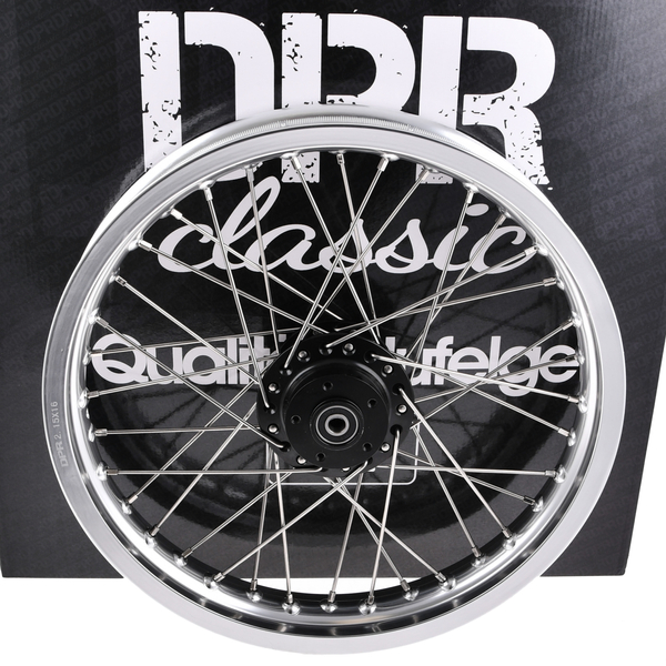 Koło jezdne 2,15x16 Simson S51 alu szprychy inox DPR