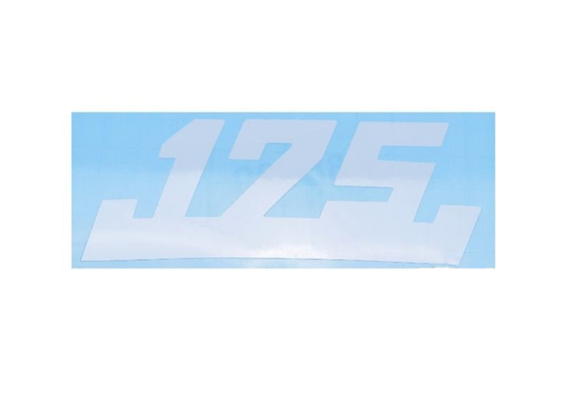 Naklejka napis 175 wsk 100x45 kolor biały