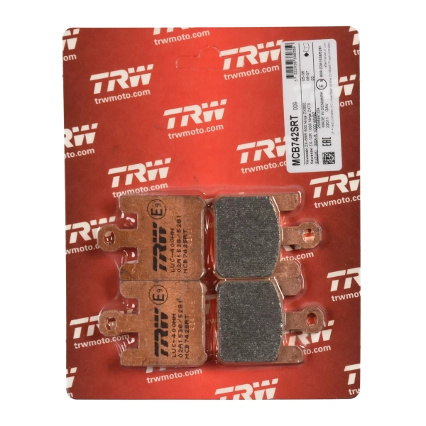 TRW klocki hamulcowe KH369/4 Kawasaki ZX-10R ZX-12R Suzuki GSX-R Derbi