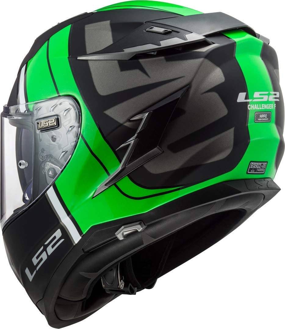 Kask ls2 ff327 challenger randy matt black green