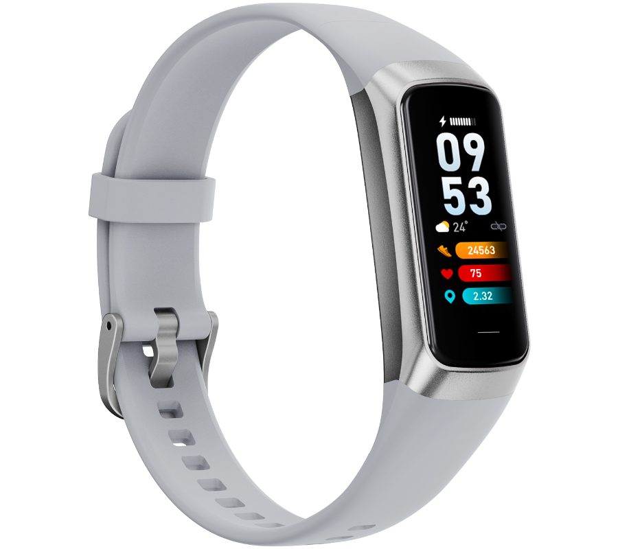 Smartwatch zegarek Rubicon szary męski damski