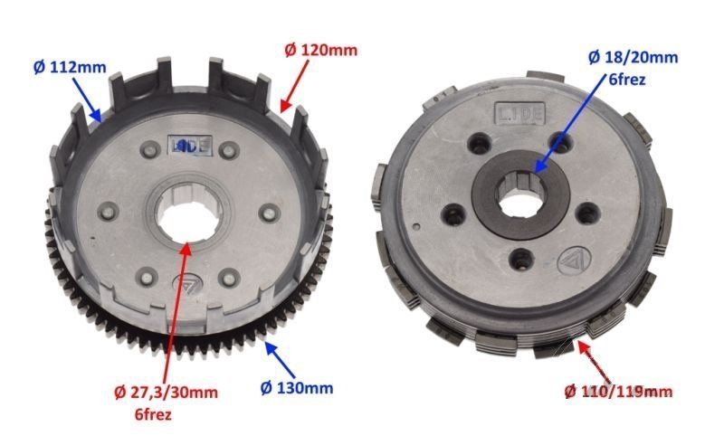 Sprzęgło Zipp VZ-2 Komplet